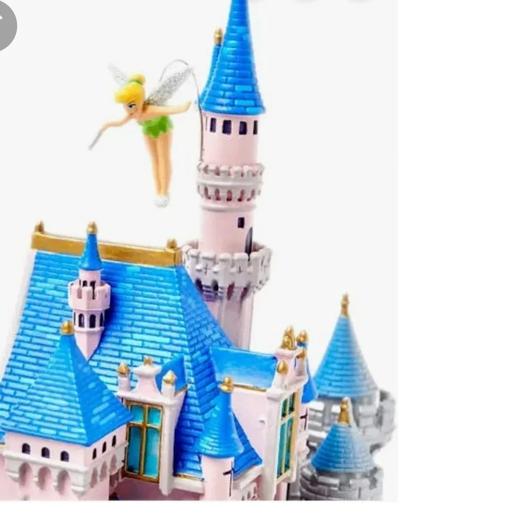 Disney 100 Sleeping Beauty Castle Figurine‎ Disneyland Tinkerbell Collectible